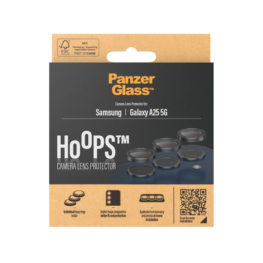 PanzerGlass Samsung Galaxy A25 5G Hoops Kameraschutz, Schwarz