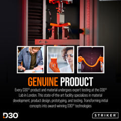 Striker D3O Xtreme Impact Glass Screen Protector - Black Frame - Apple Iphone 16 Pro Max/17 Pro Max/18 Pro Max