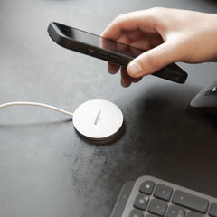 Mobilize Magnetic Wireless Charger Magsafe Compatible 25W Qi2.2 White Aluminium