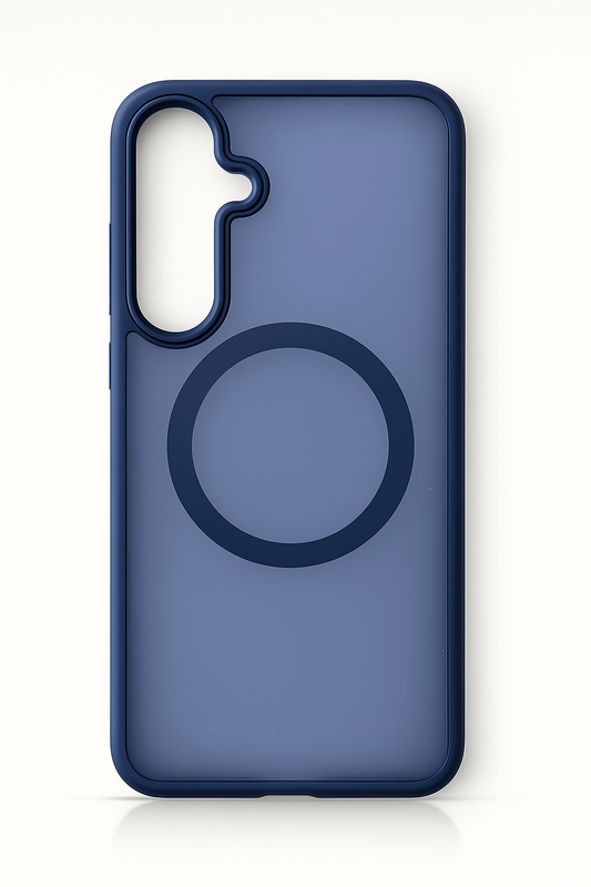 SafeByB Samsung S25 Plus MagSafe Hoes – Mat Blauw
