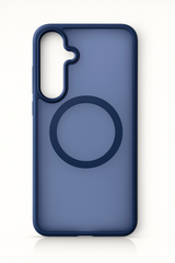 SafeByB Samsung S25 MagSafe Hoes – Mat Blauw