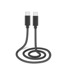 Musthavz Geflochtener USB-C auf USB-C 2 Meter – Schwarz