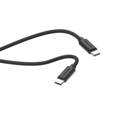 Musthavz Geflochtener USB-C auf USB-C 2 Meter – Schwarz