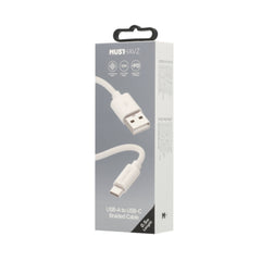 Musthavz USB-A-auf-USB-C-Kabel 0,5 Meter – Weiß