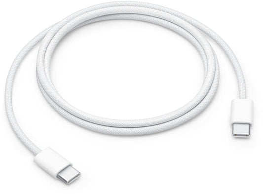 Apple Mw493Zm/A Apple Woven Usb-C To Usb-C Cable 60W 1M. White - 123TelecomShop