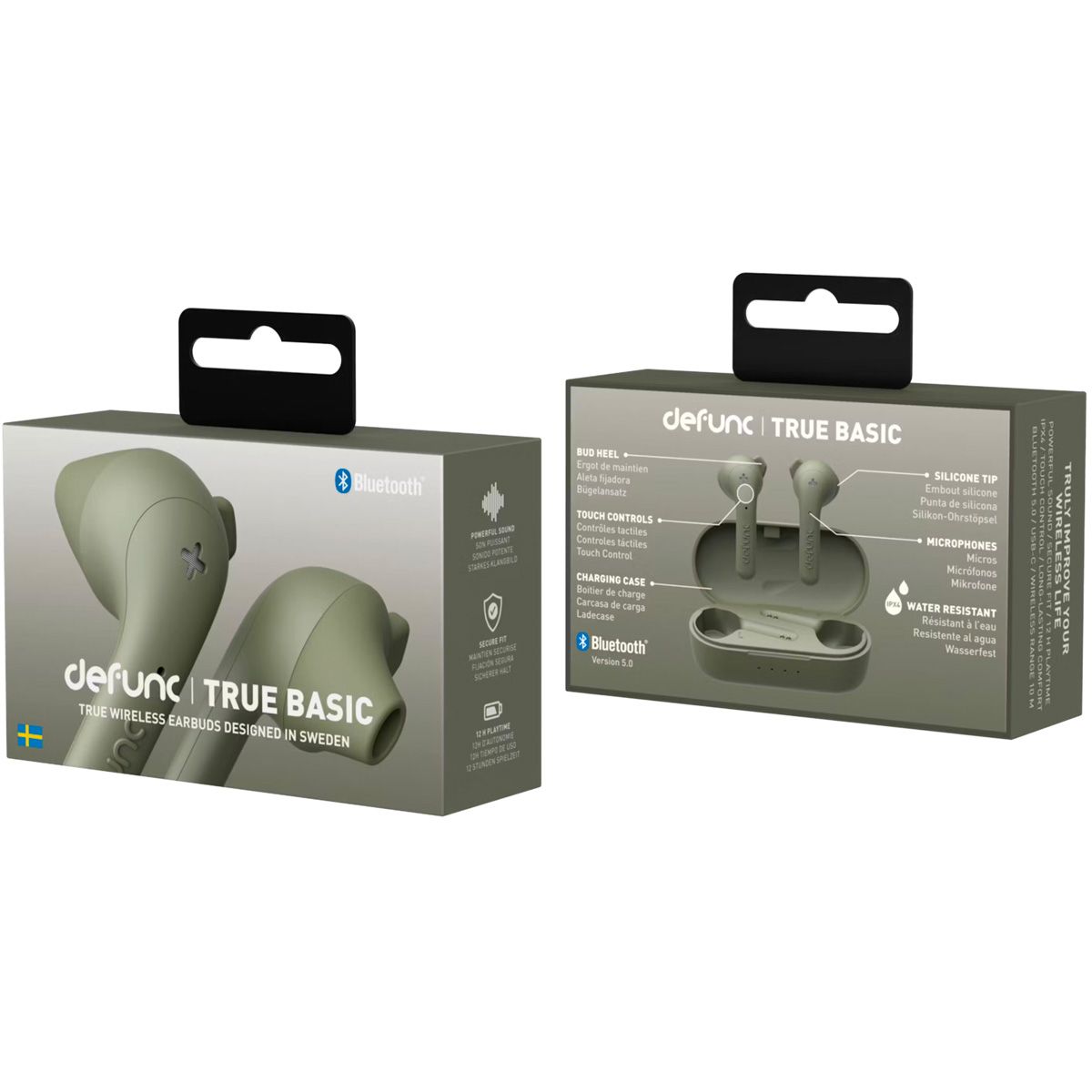 Defunc True Basic Earbuds Groen - 123TelecomShop