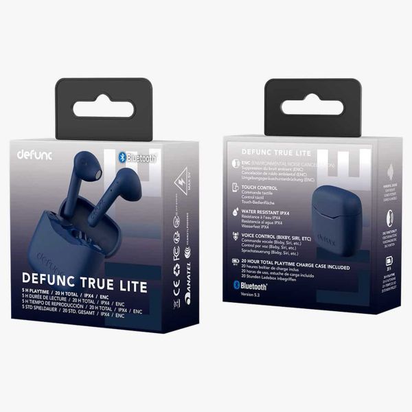 Defunc True Lite Earbuds Blauw - 123TelecomShop