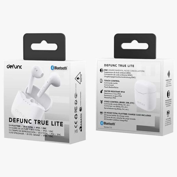 Defunc True Lite Earbuds Wit - 123TelecomShop