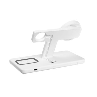 Fixed 3 - in1 Wireless Pad/Stand voor Apple - apparaten Wit - 123TelecomShop