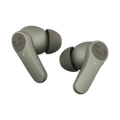 Fresh 'n Rebel Twins Rise - Draadloze Oordopjes - Noise Cancelling - Draadloos opladen - Dried Green - 123TelecomShop