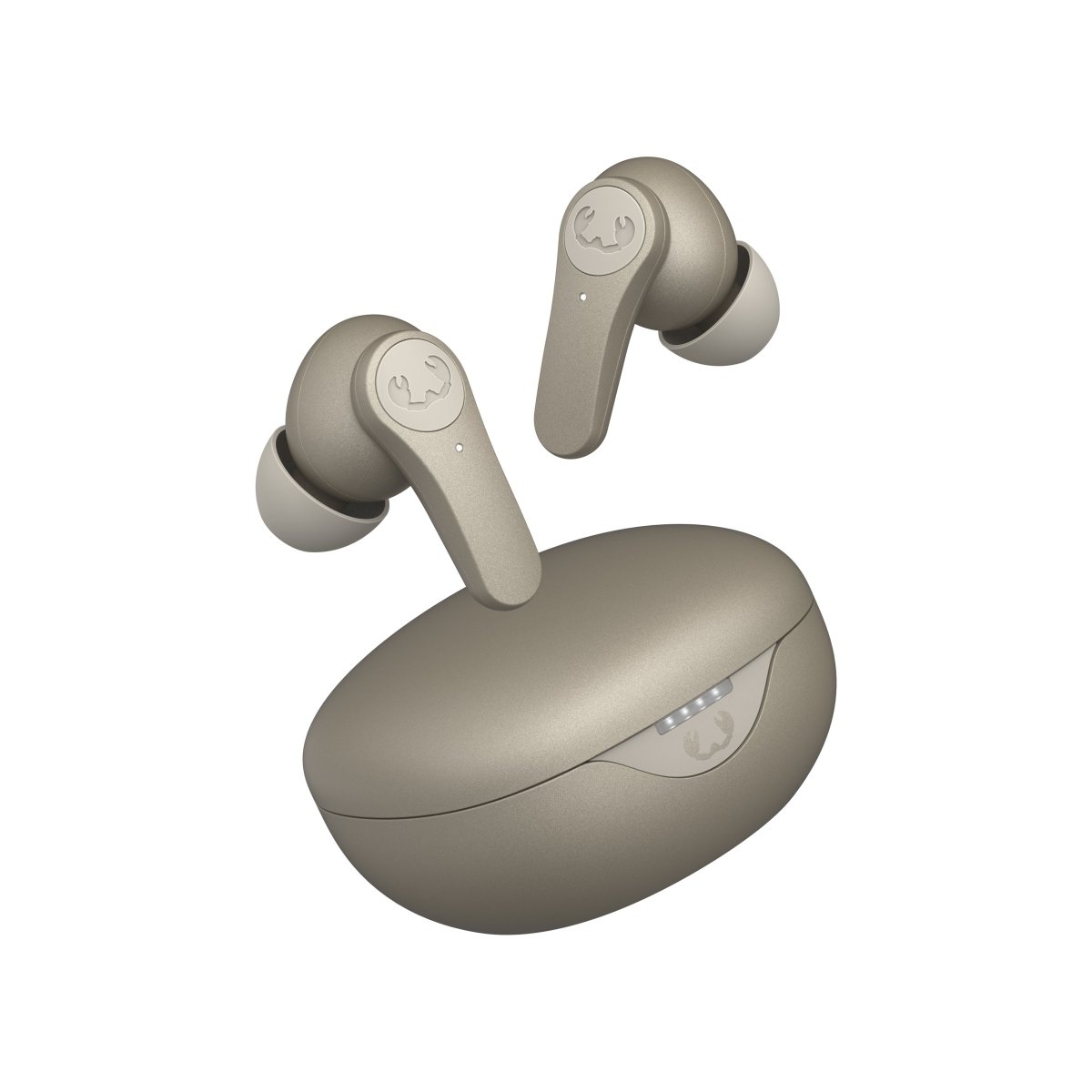 Fresh 'n Rebel Twins Rise - Draadloze Oordopjes - Noise Cancelling - Draadloos opladen - Silky Sand - 123TelecomShop