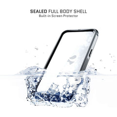 Ghostek Nautical Waterproof Magsafe Case + Belt Swivel Holster Apple Iphone 16 Pro Max Clear - 123TelecomShop