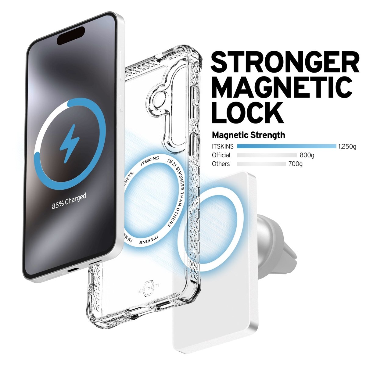 Itskins Level 2 Hybridmagclear_R For Samsung Galaxy S26 Transparent - 123TelecomShop