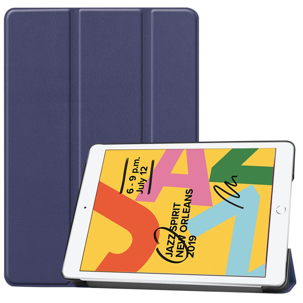 Just in Case iPad 2019/2020/2021 10.2 - Smart Tri - Fold Case - Blauw - 123TelecomShop