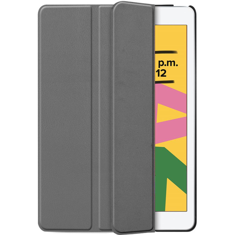 Just in Case iPad 2019/2020/2021 10.2 - Smart Tri - Fold Case - Grijs - 123TelecomShop