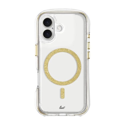 Laut Aero Sparkle iPhone 16, Crystal Gold - 123TelecomShop