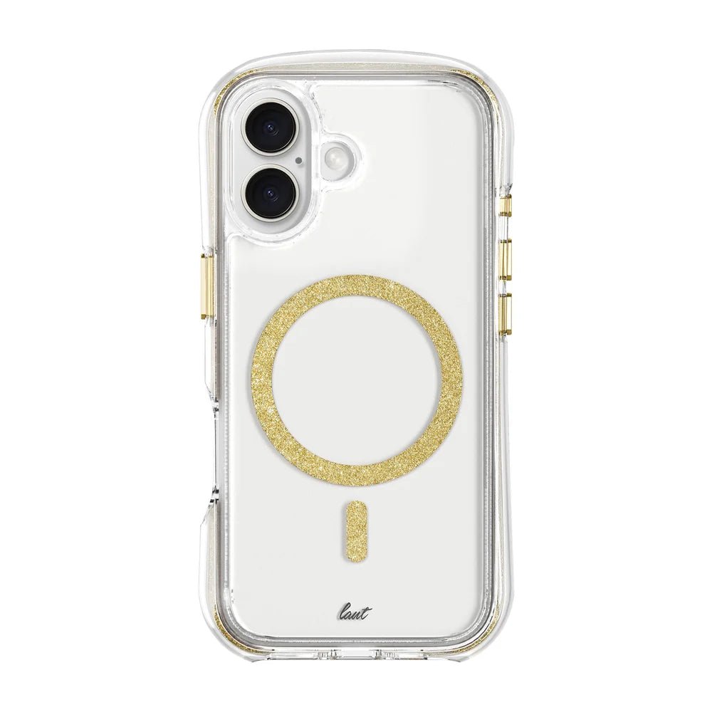 Laut Aero Sparkle iPhone 16 Pro, Crystal Gold - 123TelecomShop