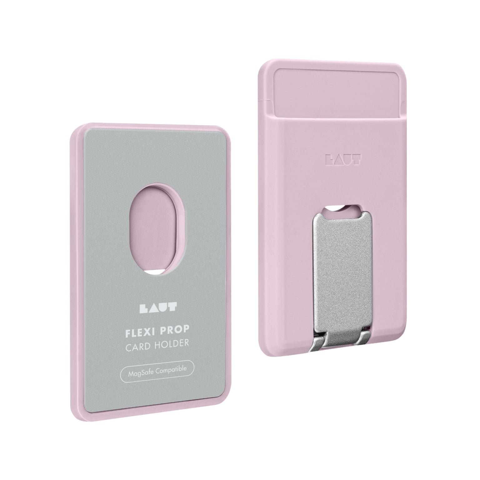 LAUT MagSafe Wallet - Roze - 123TelecomShop