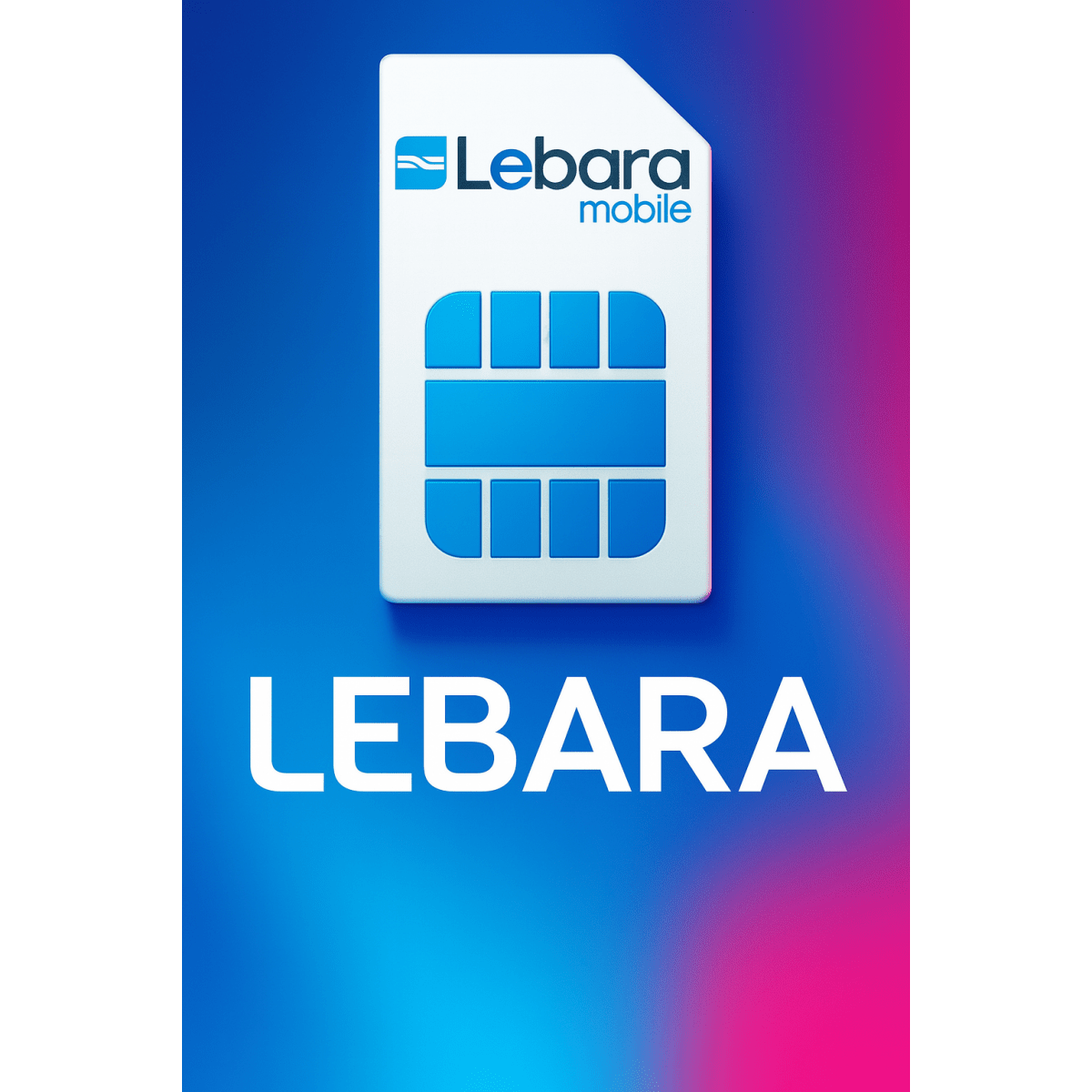 Lebara Prepaid simkaart + 3GB data, 300 belminuten en 1000 sms'jes - 123TelecomShop