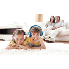 Lenco Hpb - 110Bu Lenco On - Ear Stereo Bluetooth Headset For Kids Blue - 123TelecomShop