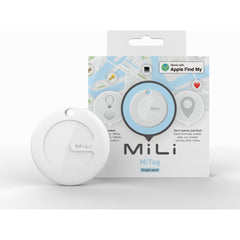 MiLi MiTag iOS FindMy Bluetooth Tracker met Sleutelhanger - Wit - 123TelecomShop