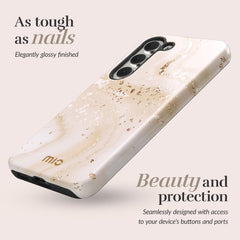 Mio By Mobilize Mio Gold Marble Magsafe Compatible For Samsung S26 5G - 123TelecomShop