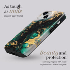Mio By Mobilize Mio Green Marble Magsafe Compatible For Iphone 16 Pro - 123TelecomShop