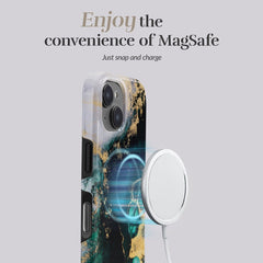 Mio By Mobilize Mio Green Marble Magsafe Compatible For Iphone 16 Pro - 123TelecomShop