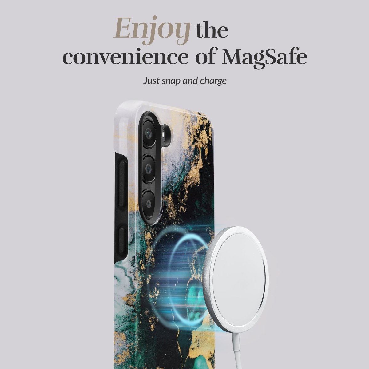 Mio By Mobilize Mio Green Marble Magsafe Compatible For Samsung S26 Ultra 5G - 123TelecomShop