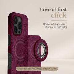 Mio By Mobilize Mio Powerbank 5000Mah With Double Sided Magsafe Compatibility Berry Blooms - Matt - 123TelecomShop