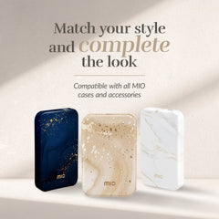 Mio By Mobilize Mio Powerbank 5000Mah With Double Sided Magsafe Compatibility Gold Marble - Glossy - 123TelecomShop