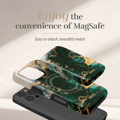 Mio By Mobilize Mio Powerbank 5000Mah With Double Sided Magsafe Compatibility Green Marble - Glossy - 123TelecomShop