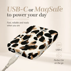 Mio By Mobilize Mio Powerbank 5000Mah With Double Sided Magsafe Compatibility Leopard - Matt - 123TelecomShop