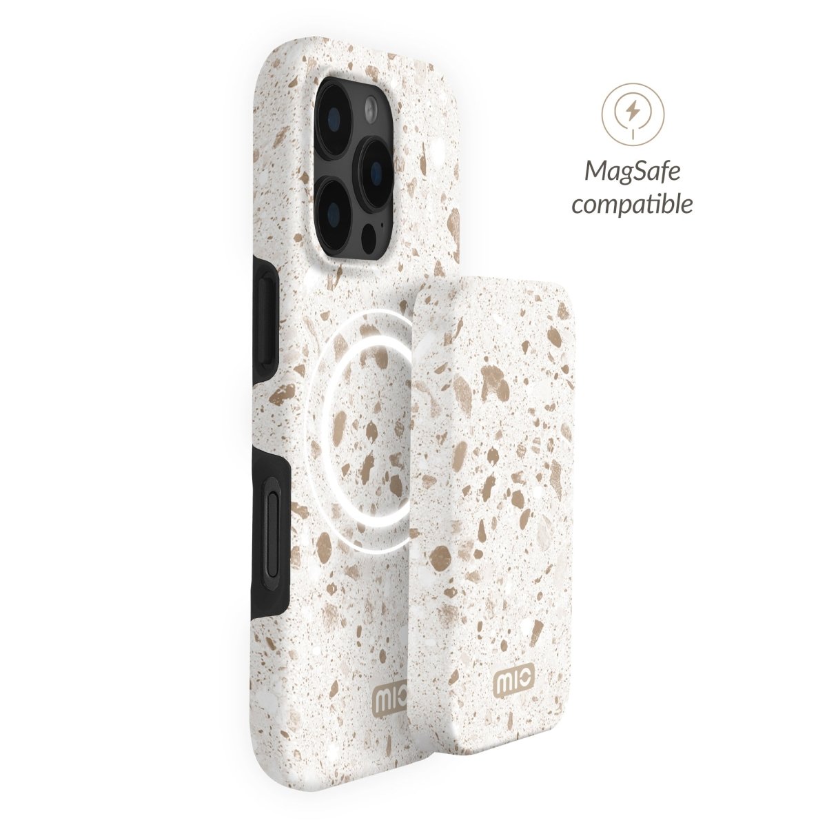 Mio By Mobilize Mio Powerbank 5000Mah With Double Sided Magsafe Compatibility Soft Terrazzo - Matt - 123TelecomShop