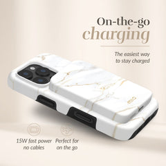 Mio By Mobilize Mio Powerbank 5000Mah With Double Sided Magsafe Compatibility White Marble - Matt - 123TelecomShop