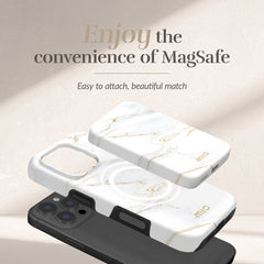 Mio By Mobilize Mio Powerbank 5000Mah With Double Sided Magsafe Compatibility White Marble - Matt - 123TelecomShop