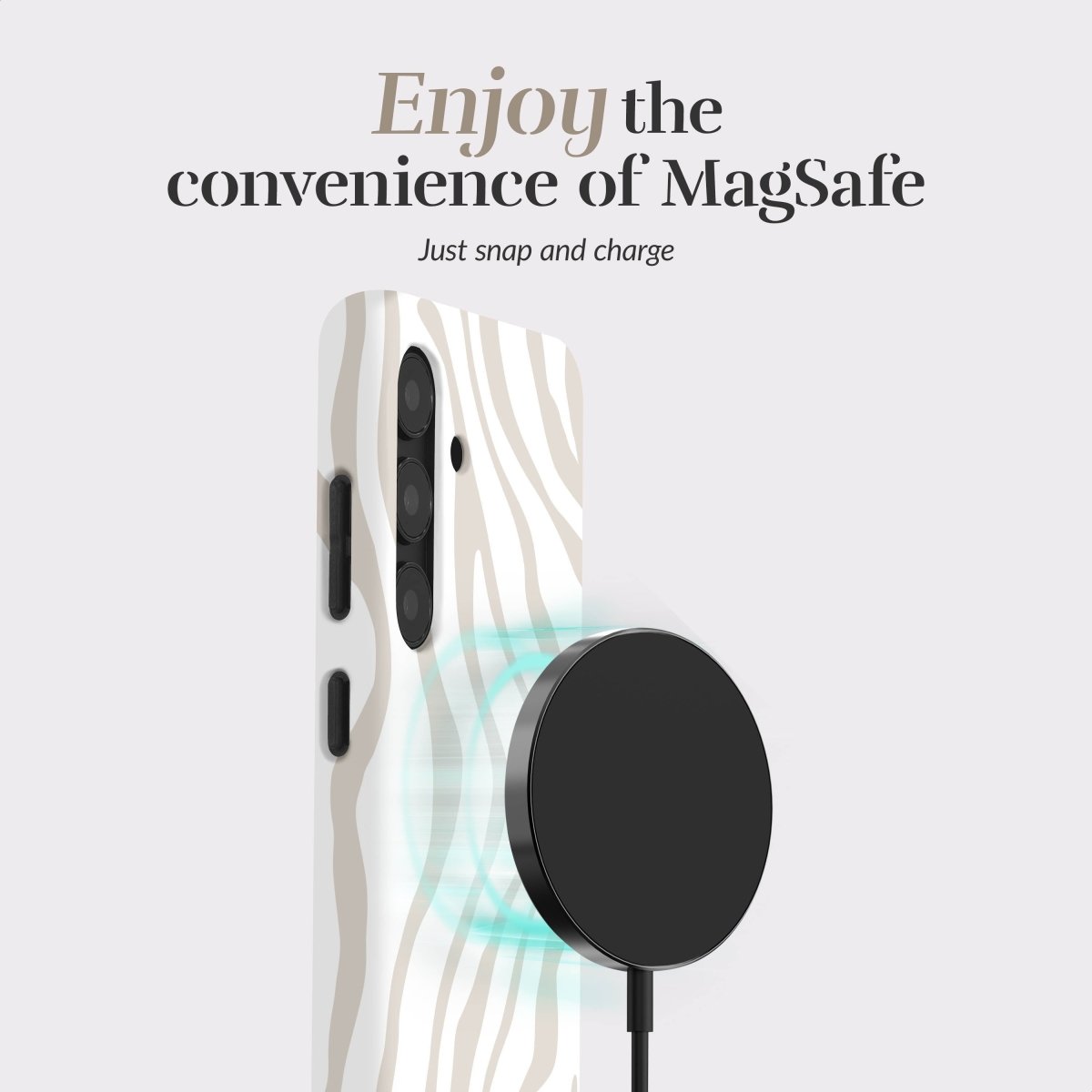 Mio By Mobilize Mio Sandy Zebra Magsafe Compatible For Samsung S25 Edge 5G - 123TelecomShop