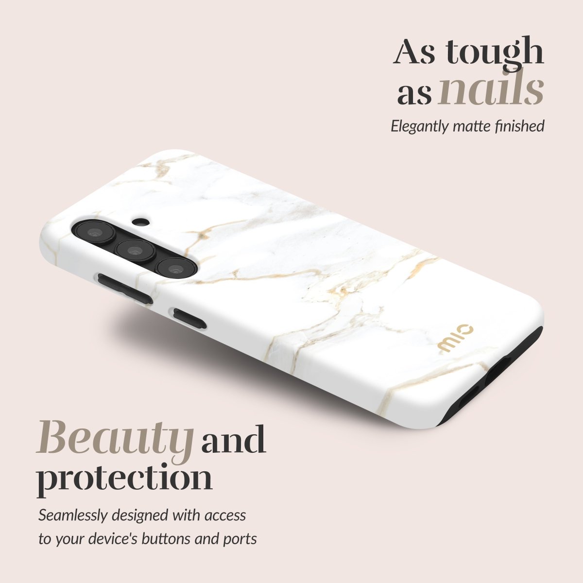Mio By Mobilize Mio White Marble Magsafe Compatible For Samsung S25 Ultra 5G - 123TelecomShop