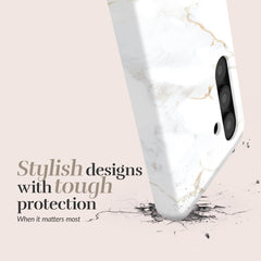 Mio By Mobilize Mio White Marble Magsafe Compatible For Samsung S25 Ultra 5G - 123TelecomShop