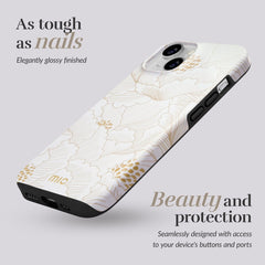 Mio By Mobilize Mio White Roses Magsafe Compatible For Iphone 16 Pro Max - 123TelecomShop