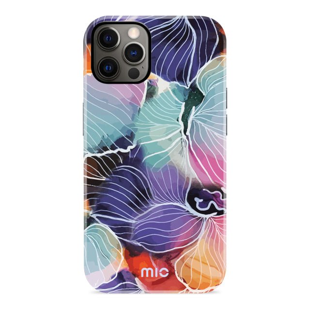 MIO MagSafe Apple iPhone 12/12 Pro Hoesje Hard Shell Flowers - 123TelecomShop