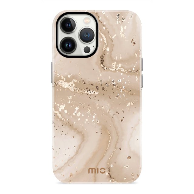 MIO MagSafe Apple iPhone 13 Pro Hoesje Hard Shell Gold Marble - 123TelecomShop