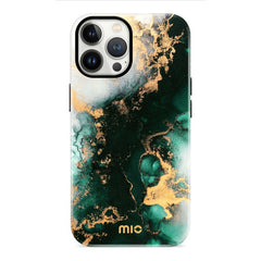 MIO MagSafe Apple iPhone 13 Pro Hoesje Hard Shell Green Marble - 123TelecomShop