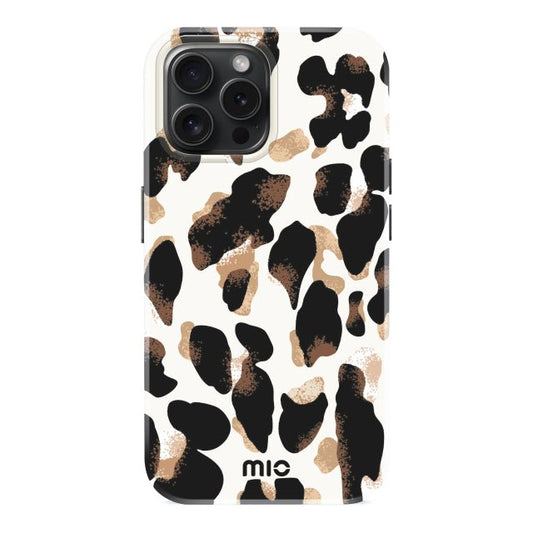 MIO MagSafe Apple iPhone 15 Pro Hoesje Hard Shell Leopard - 123TelecomShop