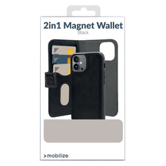 Mobilize 2In1 Magsafe Compatible Gelly Wallet Case Apple Iphone 17 Air Black - 123TelecomShop