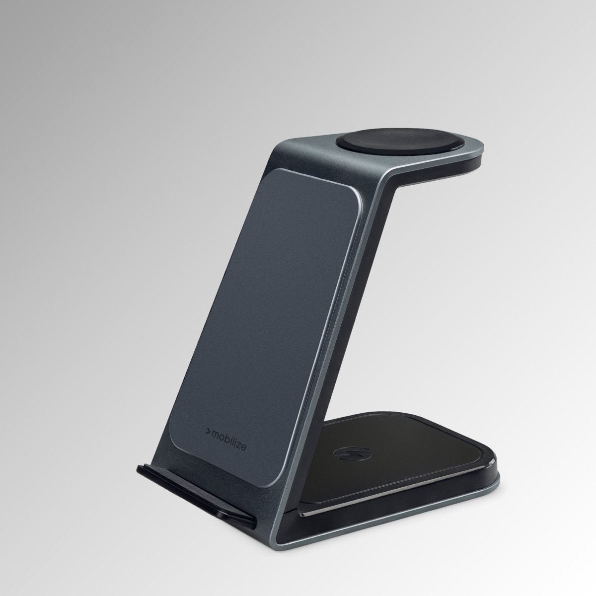 Mobilize 3In1 Aluminium Wireless Charger Station 15W - 123TelecomShop