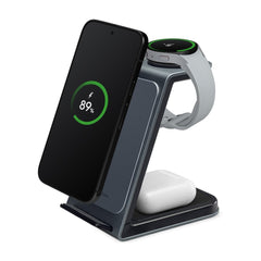 Mobilize 3In1 Aluminium Wireless Charger Station 15W - 123TelecomShop