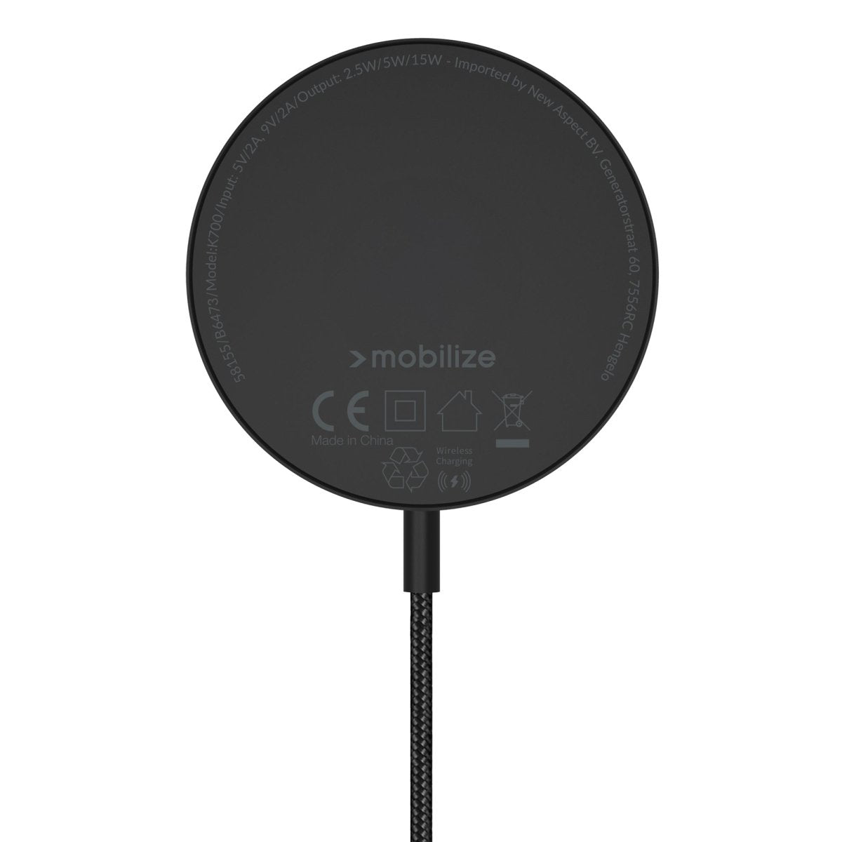 Mobilize 3In1 Magnetic Wireless Charger Magsafe Compatible 15W Black - 123TelecomShop