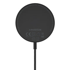 Mobilize 3In1 Magnetic Wireless Charger Magsafe Compatible 15W Black - 123TelecomShop
