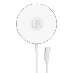 Mobilize 3In1 Magnetic Wireless Charger Magsafe Compatible 15W White - 123TelecomShop